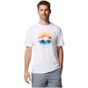 Columbia Tričká s krátkym rukávom Path Lake II Graphic Tee Biela