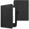 Puzdro KW Mobile - Fabric Flip - KW5971819 - pre Amazon Kindle Paperwhite 4 (2018) - tmavo šedé (KW Mobile obal na Amazon Kindle Paperwhite 1/2/3/4, Kindle 2019/2020, Kindle 8/6/Touch, vrecko, stojan,