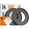 K&F Concept K&F Step Up Filter Ring 49-77mm*2pcs,+Vacuum Cleaning Cloth*1