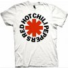 Red Hot Chili Peppers Tričko Red Asterisk Unisex White 2XL