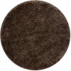 Najkoberce Kúpeľňový koberček SYNERGY glamour / lurex, hnedý kruh 67 cm kruh