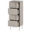 Cama 4S TRESSE komoda 50x40x125 kašmírová matná