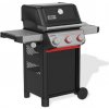 Weber Plynový gril E-335 GBS Spirit s 3 horákmi a bočným horákom, čierny