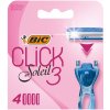 BIC CLICK 3 Soleil 3 Ostré náplne do holiaceho strojčeka 4 Kusy