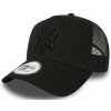 New Era 9FO AF Clear Trucker MLB New York Yankees Black/Black one size