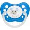 Canpol babies Cumlík 6-18 m silikónové anatomické Bunny and company Modrá ovečka