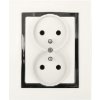 Elektrická zásuvka do steny Timex-Elektro biela