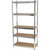 AHProfi Policový regál, 5 políc, 900 x 400 x 1800 mm - AH3001