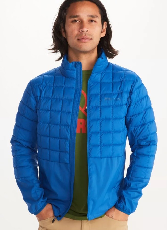 Marmot Men\'s Echo Featherless Hybrid jacket dark azure