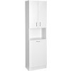Aqualine SIMPLEX ECO vysoká skrinka s košom 50x180x30cm SIME510