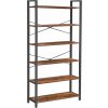 Regál Vasagle 80 cm x 186 cm x 30 cm odtiene hnedej farby