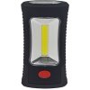 Solight LED svietidlo pracovné, 120+40lm, 3W COB + 3 SMD LED, hák + magnet, 3 x AAA