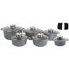 Súprava Hrncov z keramiky a mramoru 14 ks , Indukcia rúra