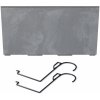 Prosperplast Truhlík s hákmi URBI CASE BETON EFFECT W marengo 58cm