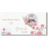 Personal Banner na krstiny s fotkou - Pink Flowers Rozmer banner: 130 x 65 cm