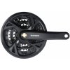 SHIMANO Kľuky 3 x 9 rýchlostí Shimano Altus FC-M371 so 175 mm kľukou 48-36-26T - čierna