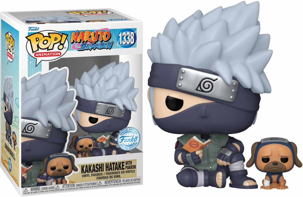 Funko Pop! 1338 Kakashi Hatake with Pakkun Naruto Shippuden Special Edition