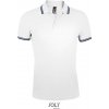 SOL´S PASADENA / Pánska polokošeľa - white/navy XXL