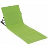 Nastaviteľná plážová podložka s opierkou - zelená