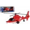 Teddies Vrtuľník/Helikoptéra záchrannej služby plast 22cm na spätné natiahnutie v krabičke 25x9x6,5cm