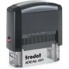 Pečiatka, TRODAT Ideal 4911, čierne telo, s čiernou poduškou