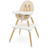 CARETERO DETSKÁ JEDÁLENSKÁ STOLIČKA TUVA BEIGE