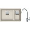 Súprava granitový drez Franke Kanon 125.0528.634, kuchynská batéria Franke Eos 115.0590.044