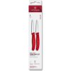 Victorinox - Sada kuchynských nožov na zeleninu SWISS CLASSIC 8 cm 2 ks červená 6.7491.2C1