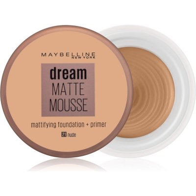 Maybelline Dream Matte Mousse zmatňujúci make-up odtieň 21 Nude 18 ml