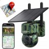 Fotopasca GPS GSM Lesná otočná kamera SOLAR Živý náhľad obrazu