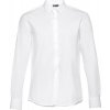 PARIS WH. Mužská košeľa s dlhým rukávom poplin. Biela farba - Biela, XXL