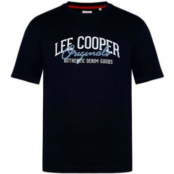 Lee Cooper pánske tričko Cooper Logo čierne