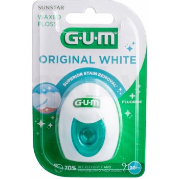 G.U.M Origina White bieliaca zubná niť 30 m