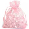 Darčekové vrecúško 9x11 cm organza - 10 ks 38 ružová sv.