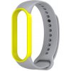 Xiaomi Mi Band 5/6 dvojfarebný náhradný náramok Farba: Šedo-žltá MBSCZ-5D020