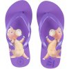 Plážové šľapky detské Theo&Matilda fialové