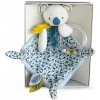 Doudou et Compagnie Paris Doudou Darčeková sada - koala Yoca s hrkálkou 22 cm