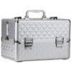 Kozmetický kufrík Diamod Silver