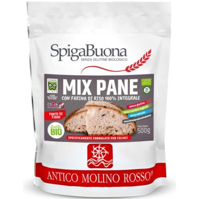 Antico Molino Rosso bezlepková zmes na celozrnný chlieb TOP BIO SpigaBuona 0,5 kg