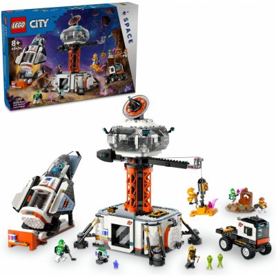 LEGO stavebnica LEGO® City 60434 Vesmírna základňa a štartovacia rampa pre raketu (5702017587318)