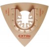 EXTOL PREMIUM Rašpľa trojuholníková, 78 mm, karbid, tvrdokov 8803860
