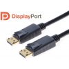 PremiumCord DisplayPort 1.2 prípojný kábel M/M, pozlátené konektory, 5