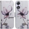Peňaženkové kožené puzdro na Oppo A58 5G - Magnolia