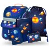 BAAGL SET 5 Zippy Planéty: batoh, peračník, vrecko, peňaženka, dosky
