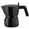 Moka – espresso kávovar z liateho hliníka od ALESSI 1 šálka