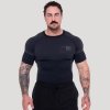 GymBeam Bezešvé tričko OG1 Black/Grey - L