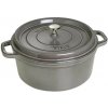 Liatinový hrniec Staub 28 cm, šedý