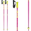 Lyžiarske palice LEKI Swtch Pink Neon Yellow Ružová 130 cm