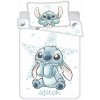 Jerry Fabrics Obliečky do postieľky Lilo and Stitch White Star baby 100x135, 40x60 cm