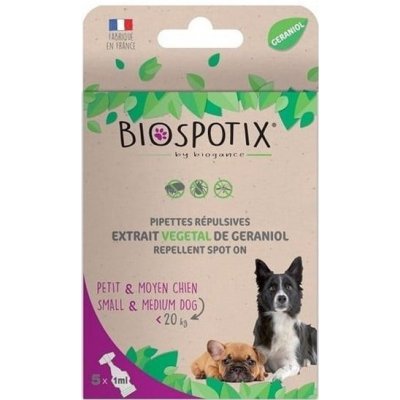 Biogance Biospotix Dog spot-on S-M s repelentným účinkom